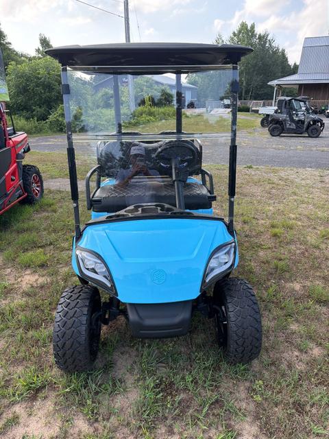 Used 2019 YAMAHA QUIETCH DRIVE 2 GAS COASTAL BLUE golf cart for sale in Rockford, MI, photo 2