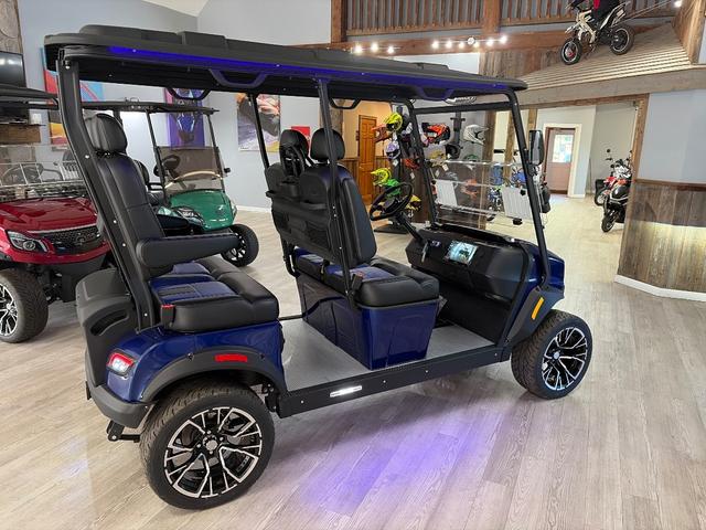 New 2026 SOLANA XA 4P GEN 2 ROYAL BLUE + BLUE/BLACK SEATS golf cart for sale in Rockford, MI, photo 4