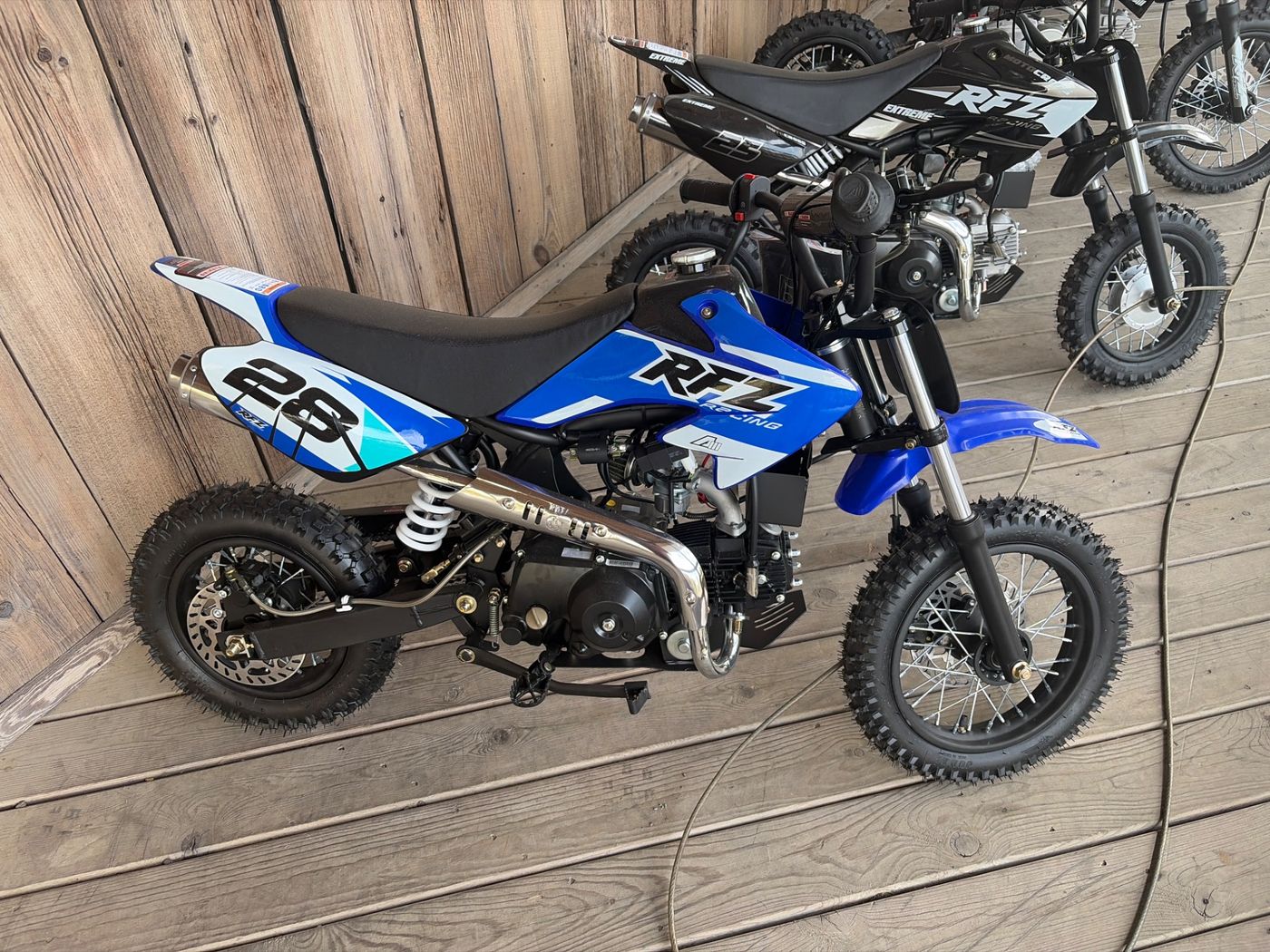 New 2025 APOLLO DB28 (110CC AUTO) 12" Front 10" Back TIRE-DISK BRAKE-(48x15x26)160LBS-BLUE motorcycle for sale, photo 1