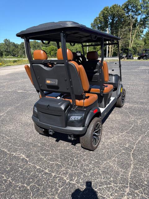 New 2026 SOLANA XA 49 GEN2 GLOSSY BLACK + TAN SEATS golf cart for sale in Rockford, MI, photo 3