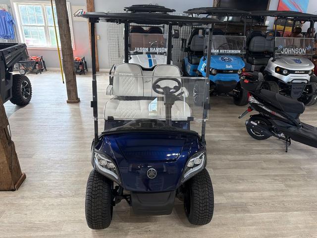 Used 2021 YAMAHA DRIVE 2 EAAC MIDNIGHT BLUE golf cart for sale in Rockford, MI, photo 2