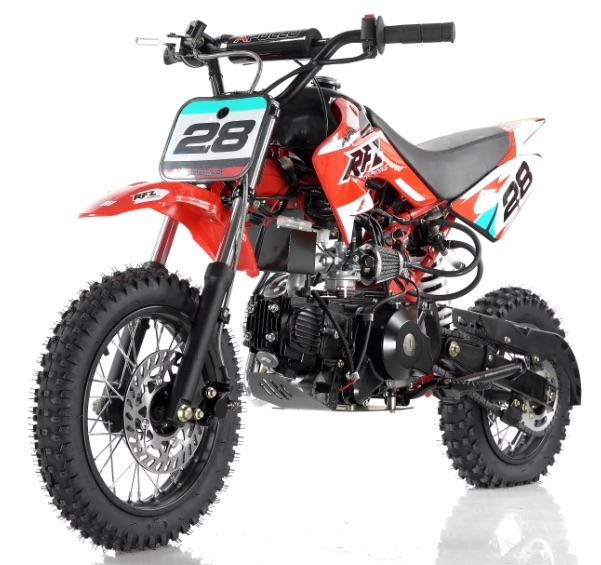 New 2026 APOLLO DB28 (110CC AUTO) 12" Front 10" Back TIRE-DISK BRAKE-(48x15x26)160LBS-RED motorcycle for sale, photo 2