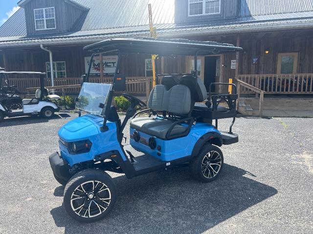 New 2026 SOLANA F 4P SKY BLUE + GREY SEATS HUTCHINSON CART golf cart for sale in Rockford, MI, photo 2